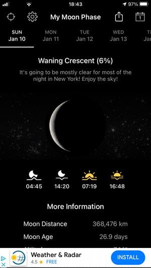 Best Moon Position Apps for Tracking the Moon - Backyard Stargazers